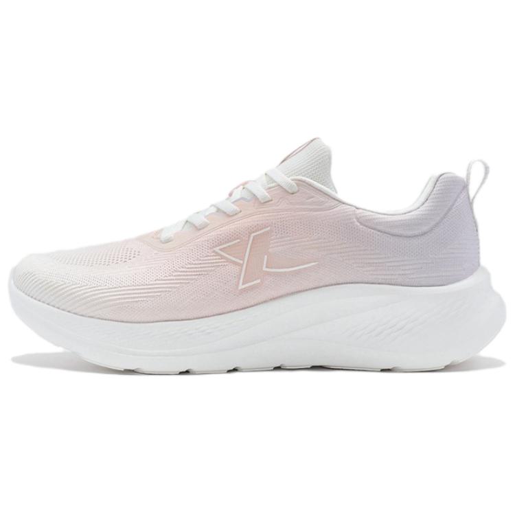 XTEP Breathable And Lightweight Low top Casual Running Shoes Women’s Pink Purple White