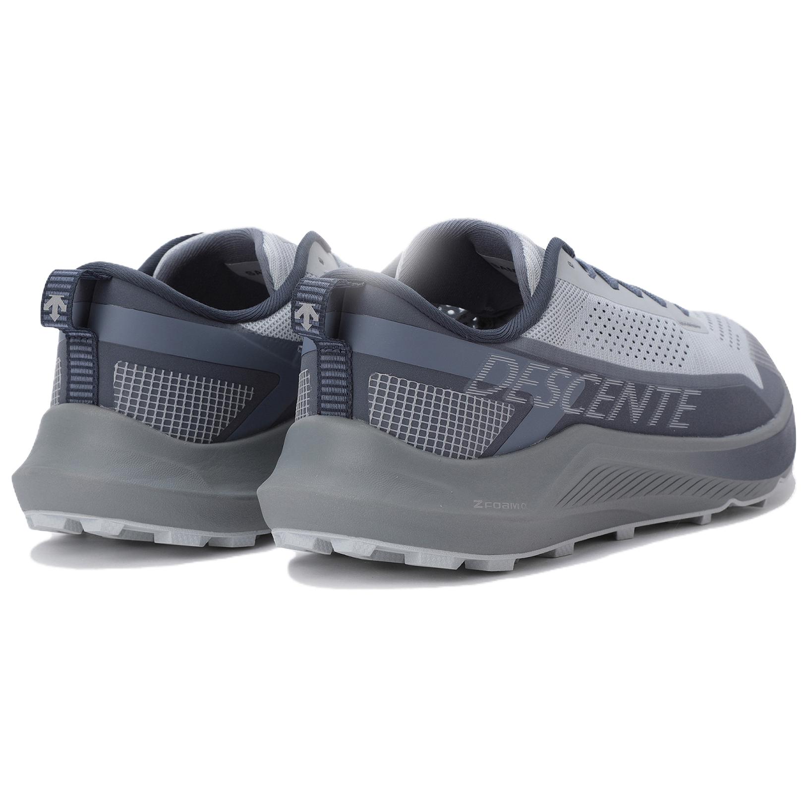 DESCENTE Somat Cushioning Abrasion Resistant Low top Running Shoes Unisex Light Gray