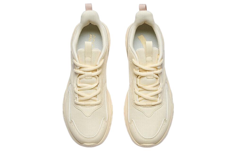 Anta Comfortable Slip Resistant Abrasion Resistant Low top Running Shoes Women’s White Pink