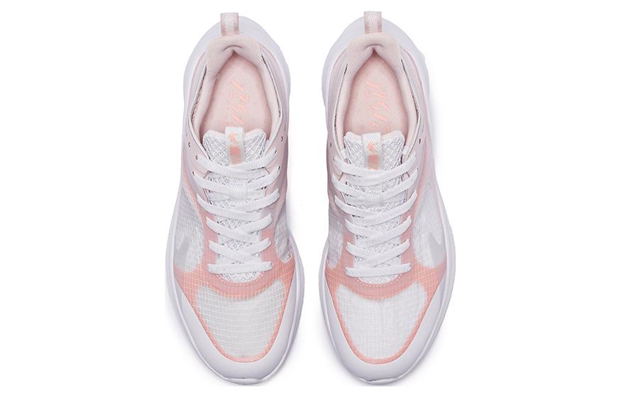 QIAODAN Light Speed 1.0 Rebound Cushioning Slip Resistant Low top Running Shoes Women’s White Pink