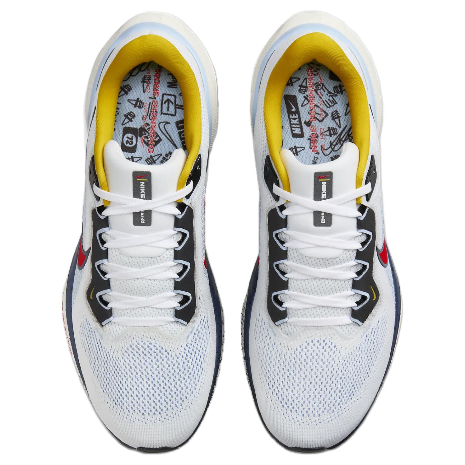 Nike Air Zoom Pegasus 41 White Psychic Blue Speed Red