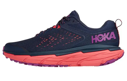 HOKA ONE ONE Challenger ATR 6 Running Shoes Women's Low Top Blue/Red