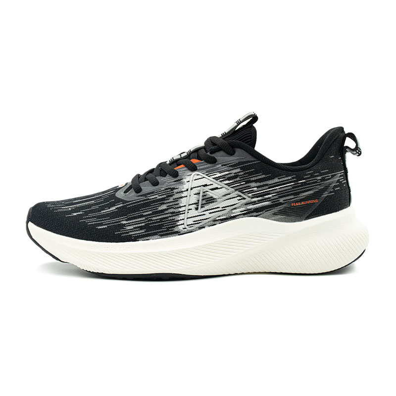 PEAK Wing Shadow 2.0 Cushioning Breathable Lightweight Low top Casual Running Shoes Men’s Black Beige White