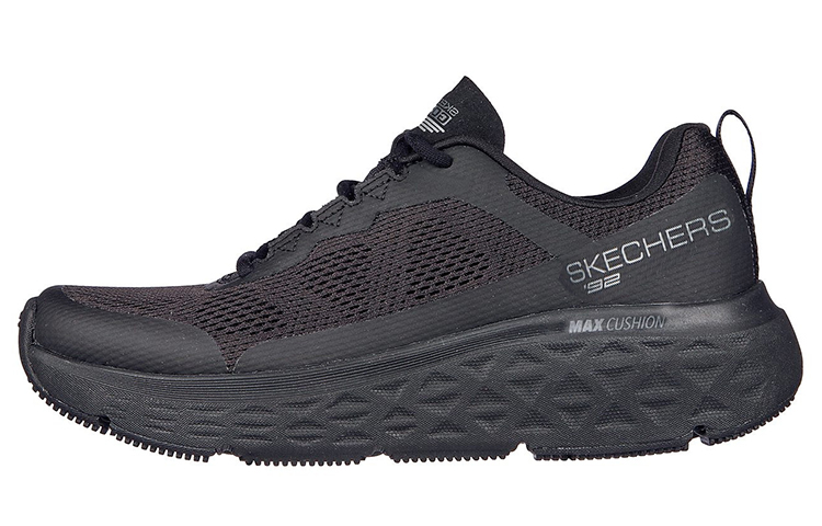 Skechers Skechers Max Cushioning Delta Megara Comfort Fabric Low Top Training Running Shoe Women's Black