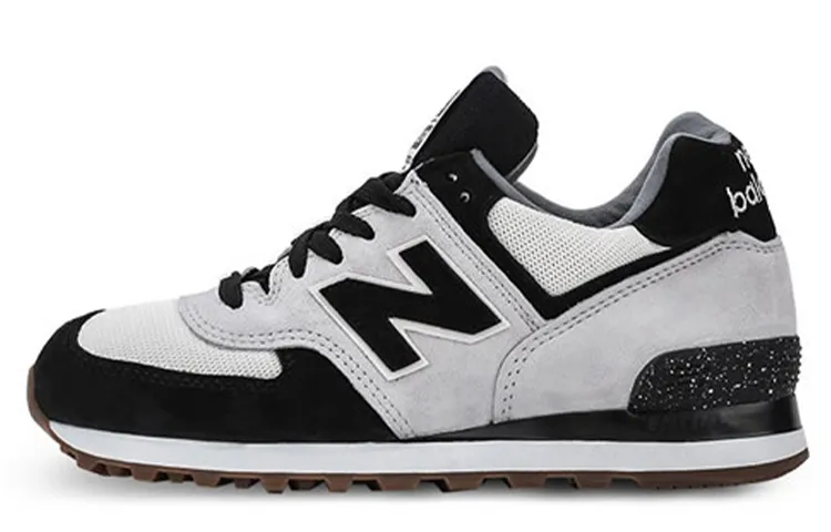 New Balance 574 Sports Shoes 'Black Grey' Women's