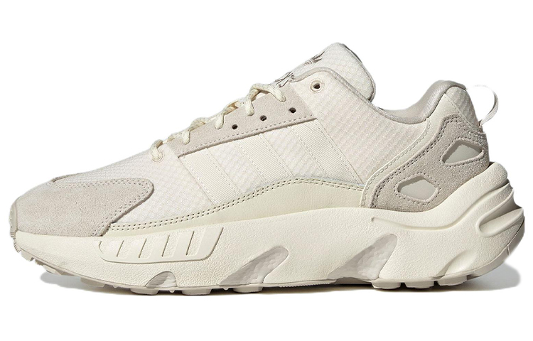 Adidas originals ZX 22 Boost comfortable fabric non-slip wear-resistant low-top casual running shoes men and women same style beige