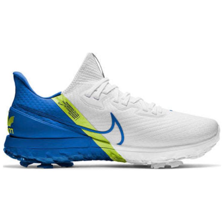 Nike Air Zoom Infinity Tour Wide White Volt Baseball Blue
