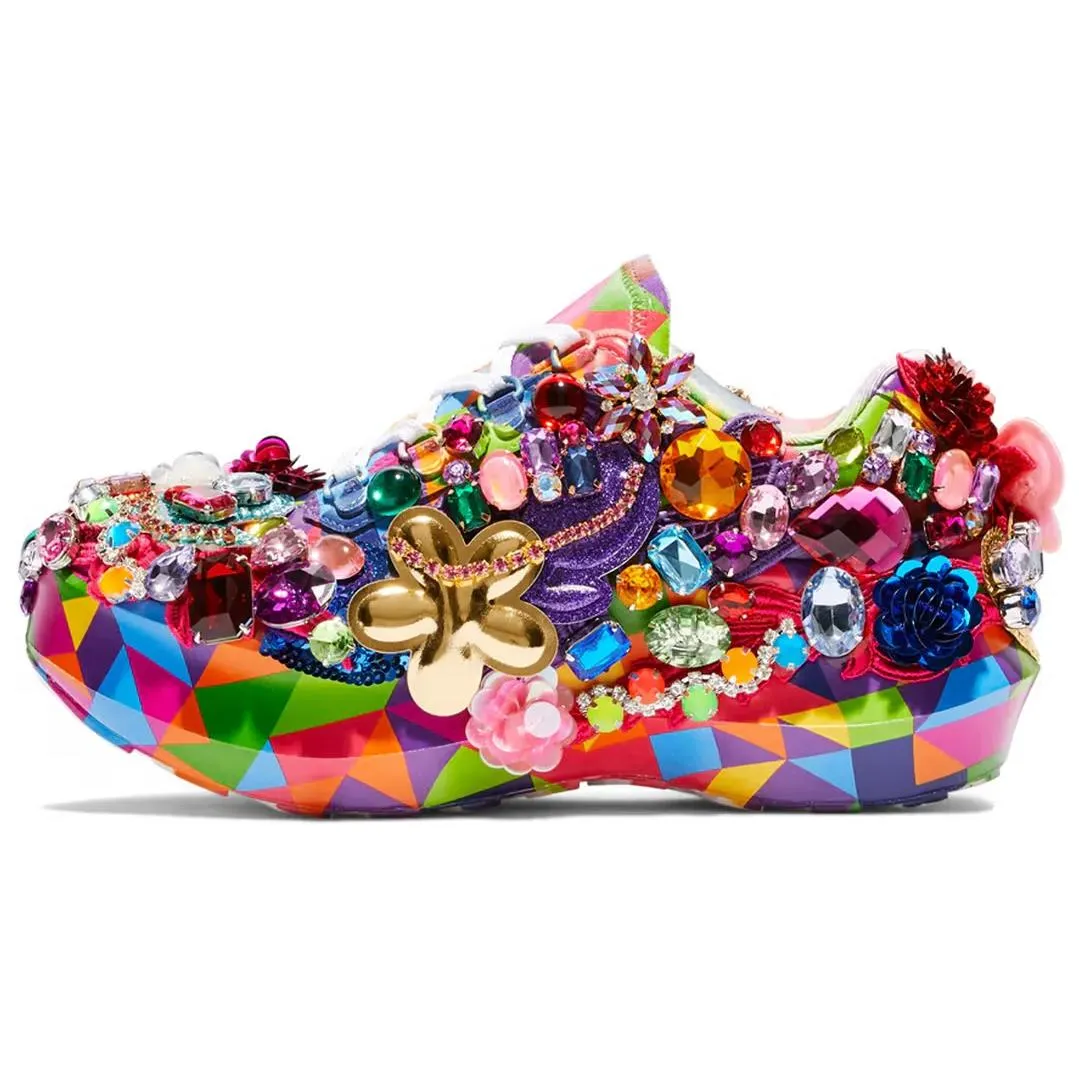 SALOMON x COMME DES GARCONS SR811 Embellished Platform Low top Casual Shoes Women's Multicolor