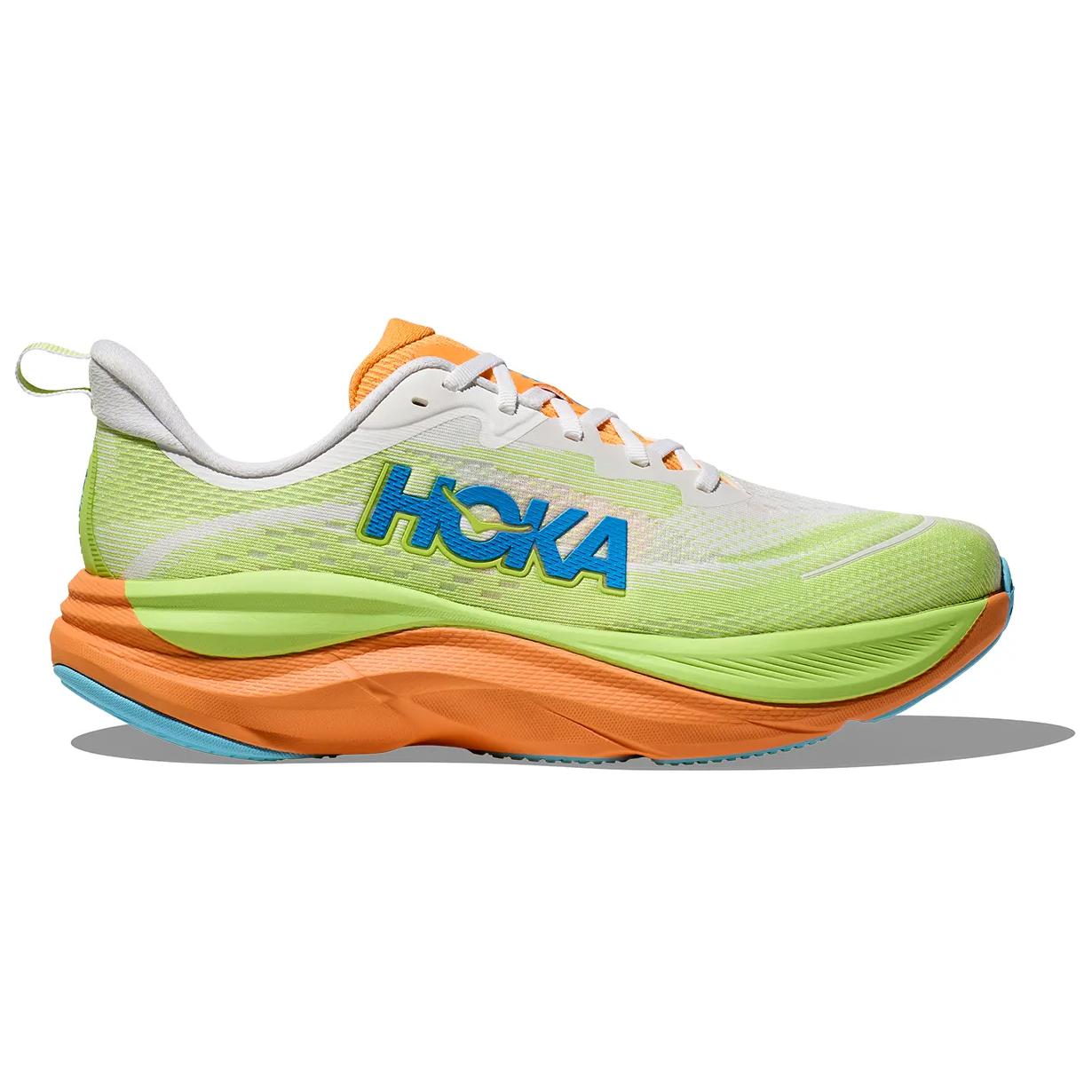 HOKA ONE ONE Slip Resistant Abrasion Resistant Low top Casual Running Shoes Men’s Green Orange
