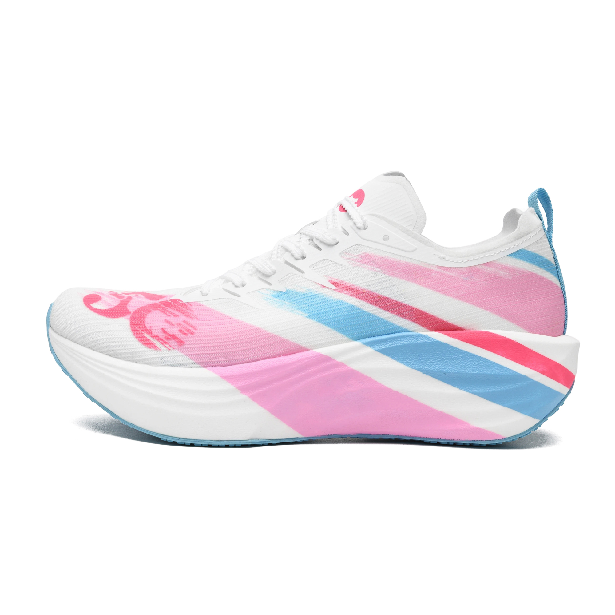 50 Cushioning Breathable Impact Resistant Low top Marathon Running Shoes Unisex Color Ink Reflects Snow 002
