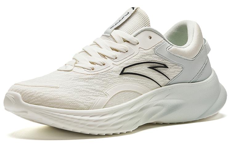 Anta Comfortable Slip Resistant And Breathable Low top Running Shoes Men’s Beige