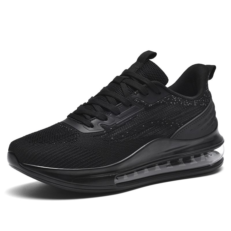 BIANSULONG Running Shoes Men’s Low Top Black Gray