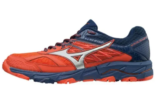 Mizuno Wave Mujin 5 Lightweight Breathable Blue Orange