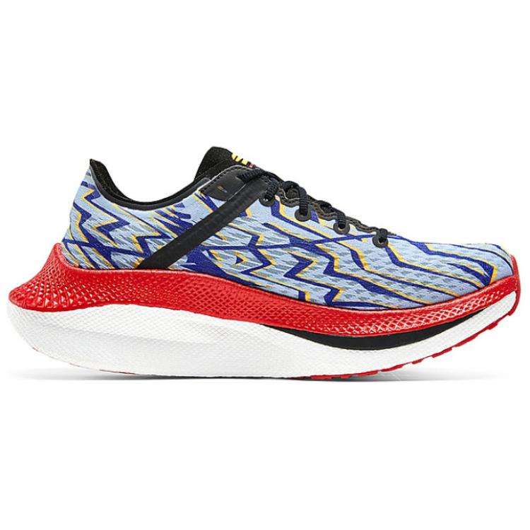 Skechers GO RUN Abrasion Resistant Breathable Low top Casual Running Shoes Men’s Blue Red