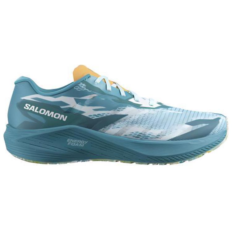 SALOMON Cushioning, Wear Resistant Low top Running Shoes Men’s Blue