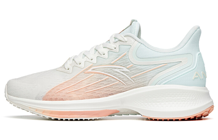 Anta Gazelle 1.0 Low top Running Shoes Women's White Green Pink
