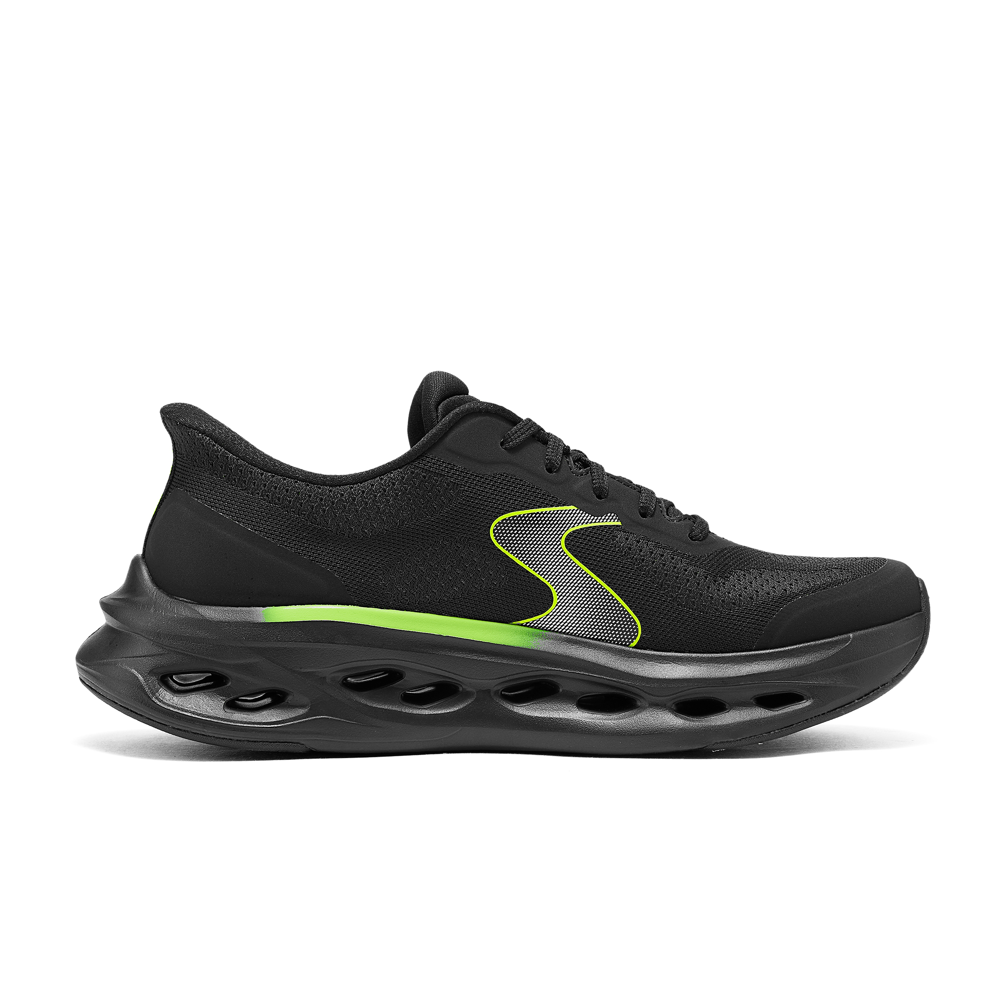 Skechers MEN’S GO Cushioning Lightweight Low top Casual Running Shoes Men’s Black
