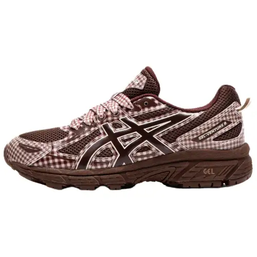 ASICS Gel Venture 6 Story Mfg. Reddish Brown Gingham