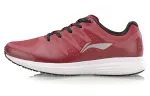 Li Ning Cushioning Slip Resistant Abrasion Resistant Low top Running Shoes Men's Fuchsia