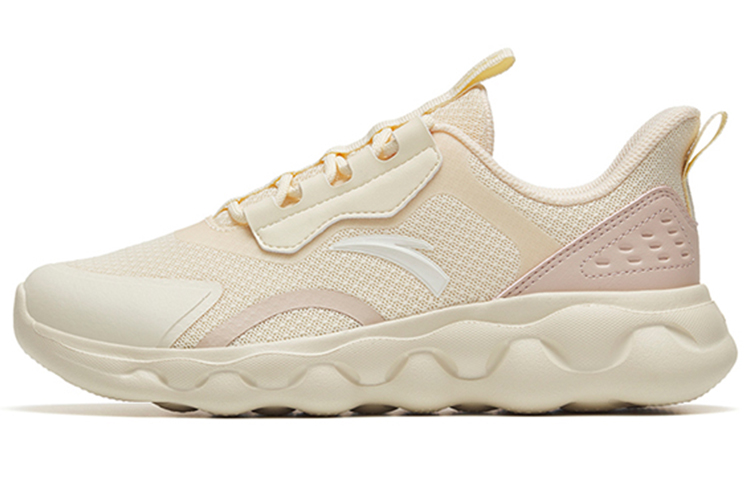 Anta Sheepskin Comfortable Cushioning Slip Resistant Abrasion Resistant Breathable Lightweight Low top Running Shoes