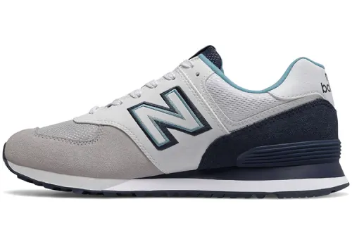 New Balance NB 574 Mesh Low top Running Shoes Unisex Blue Gray White D Width
