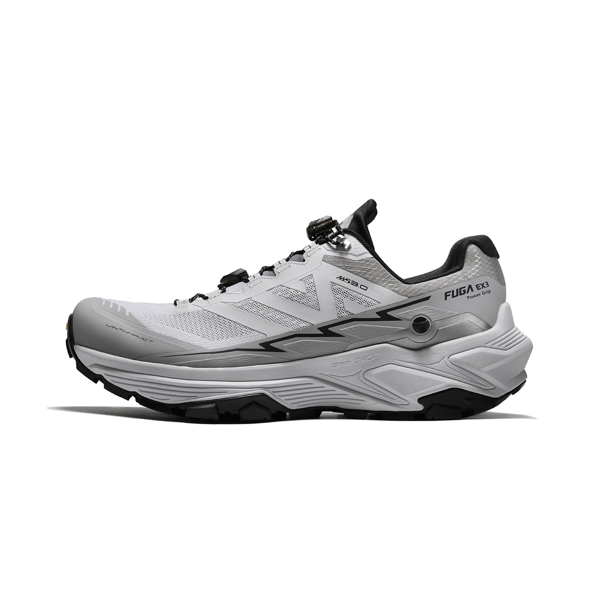KAILAS FUGA EX3 Running Shoes Men’s Low Top Light Silver Gray