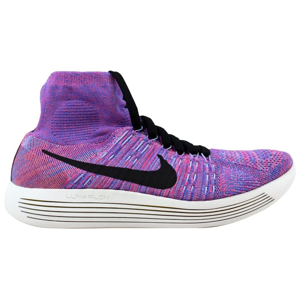 Nike Lunarepic Flyknit Hot Punch/Black Aluminum Women’s