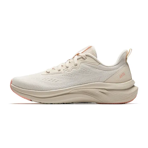 Anta Youchuan Low top Casual Running Shoes Women's Beige