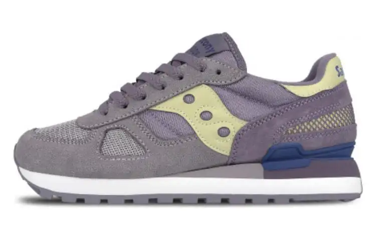 Saucony Shadow Original Breathable And Wear resistant Low top Running Shoes Women's Purple
