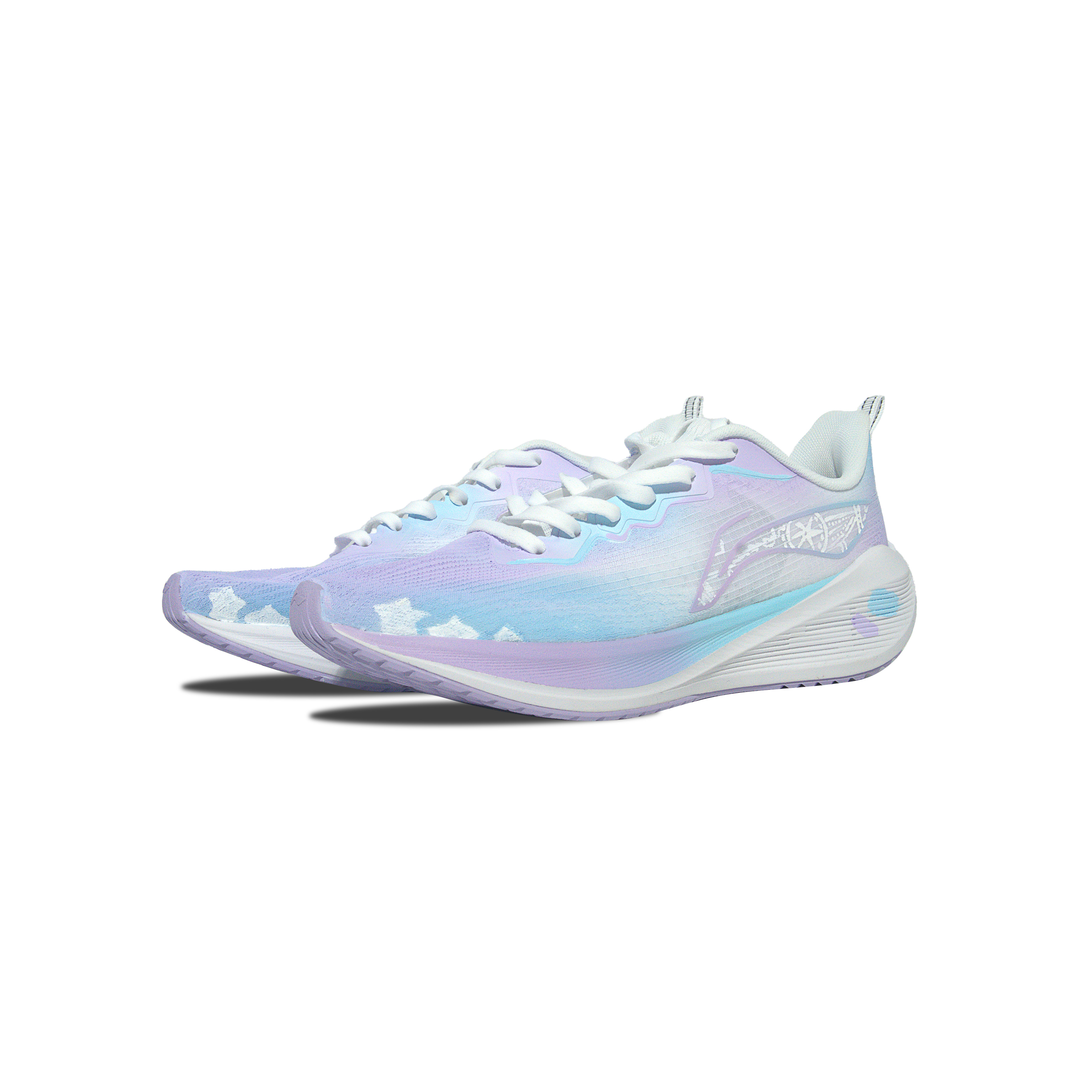 Li Ning WuShi Lite Cushioning Slip Resistant Abrasion Resistant Low top Running Shoes Women’s Light Purple