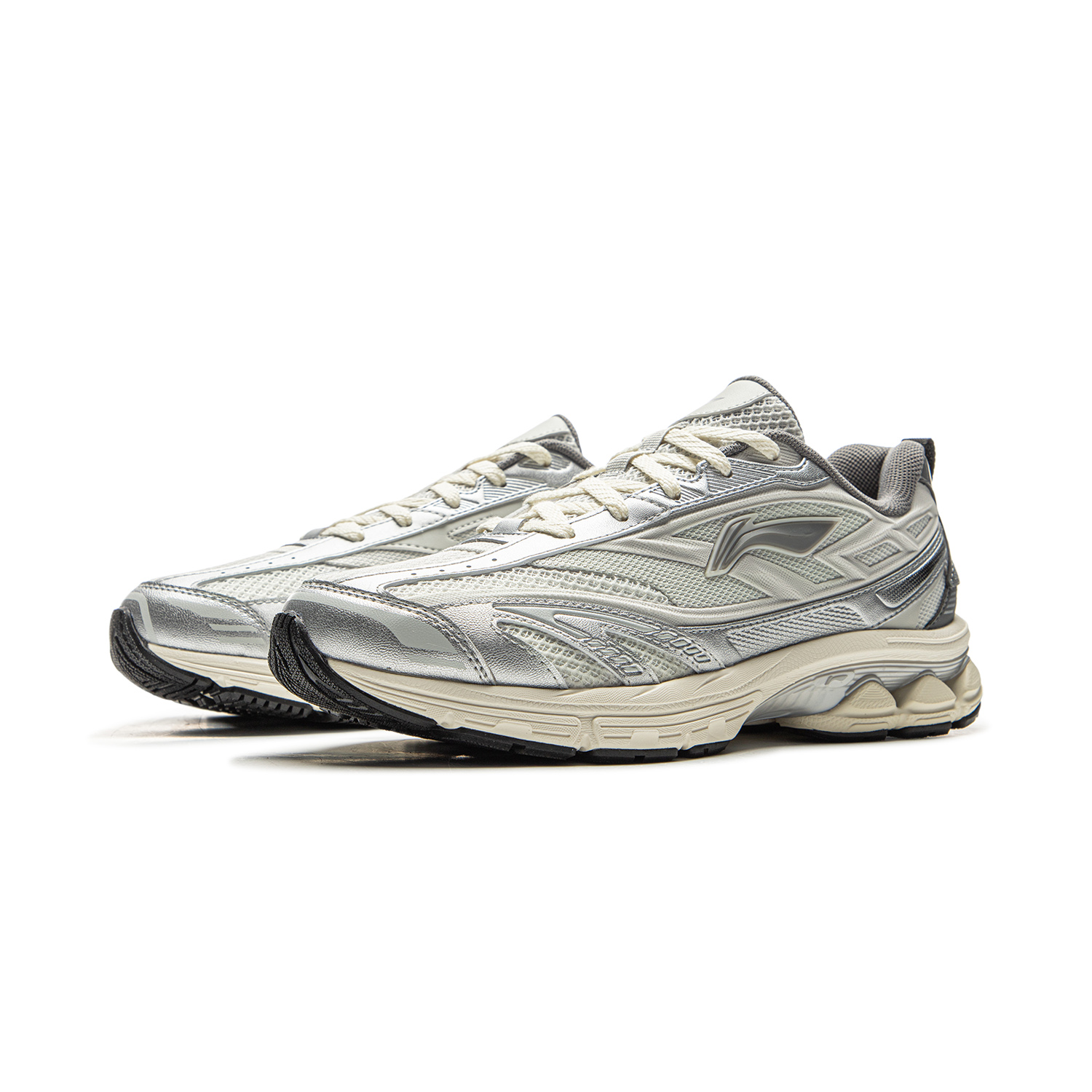 Li Ning Fuyao 2.0 V2 Fabric Cushioning Slip Resistant Abrasion Resistant Rebound Low top Casual Running Shoes Women’s