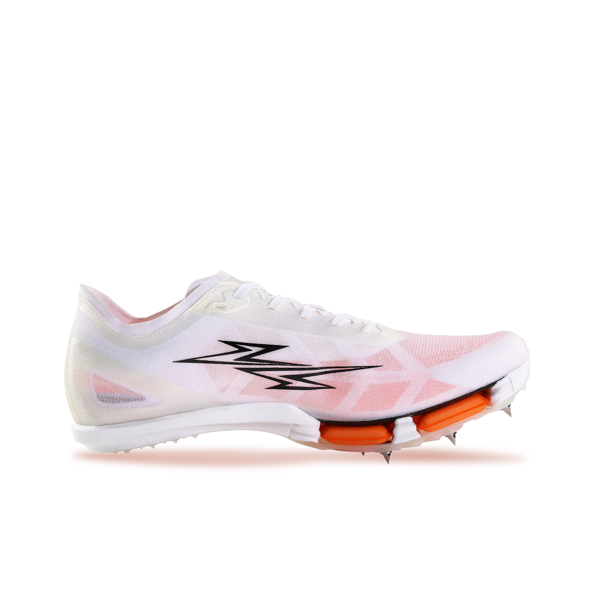 RANDONGLI Low top Running Shoes Unisex White Orange