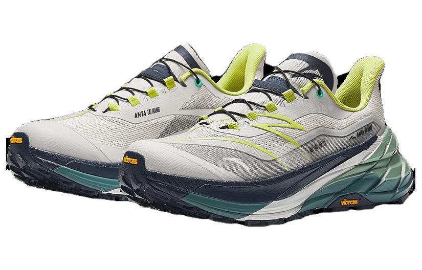 Anta Cushioning, Wear Resistant Low top Running Shoes Men’s Gray Yellow