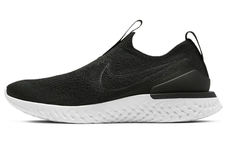 Nike Epic Phantom React Flyknit Black White Women's
