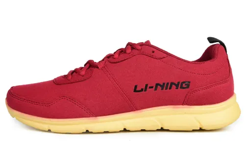 Li Ning Cushioning Abrasion Resistant Breathable Low top Running Shoes Men's