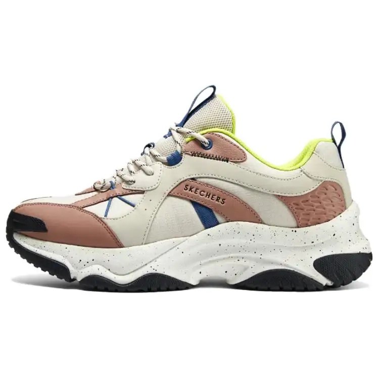 Skechers Street Cushioning Abrasion Resistant Cushioning, Wear Resistant Low top Running Shoes Men's White Brown