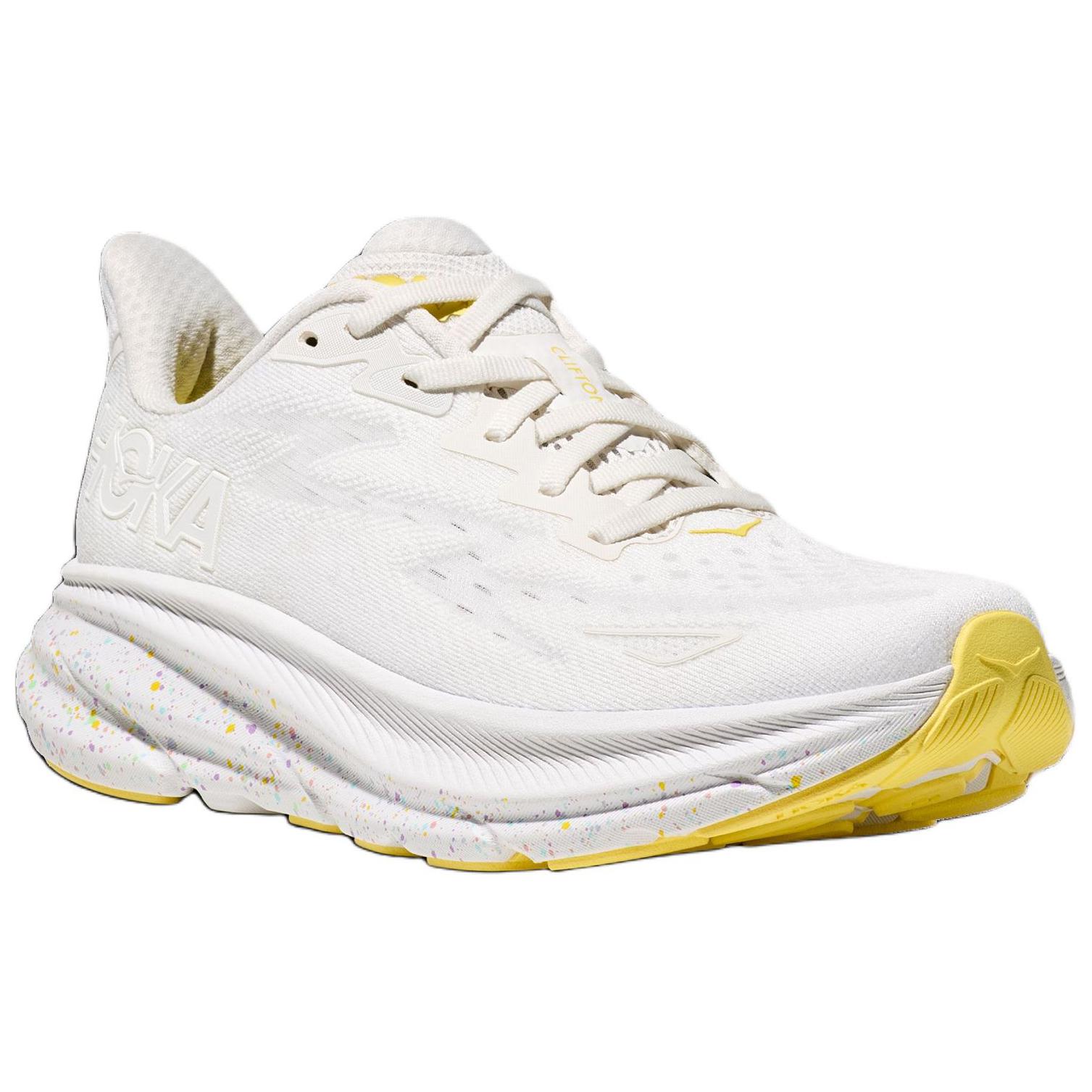 HOKA ONE ONE Clifton 9 White Lemonade