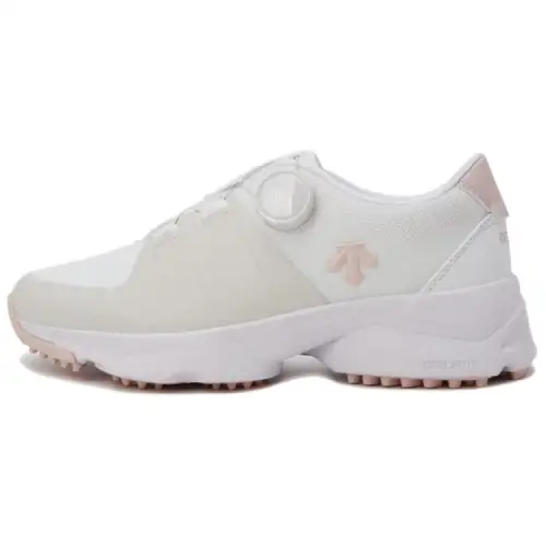 DESCENTE Cushioning Slip Resistant Golf Shoes Women's Ecru