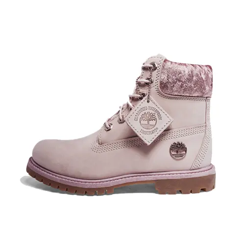 Timberland Premium 6 Inch Waterproof Lt 'Pink Nubuck Velvet' Women's