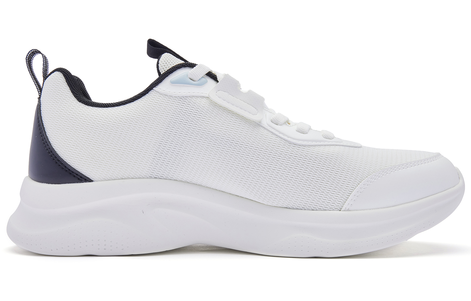 QIAODAN Cushioning Slip Resistant Abrasion Resistant Low top Running Shoes Men’s White Orange