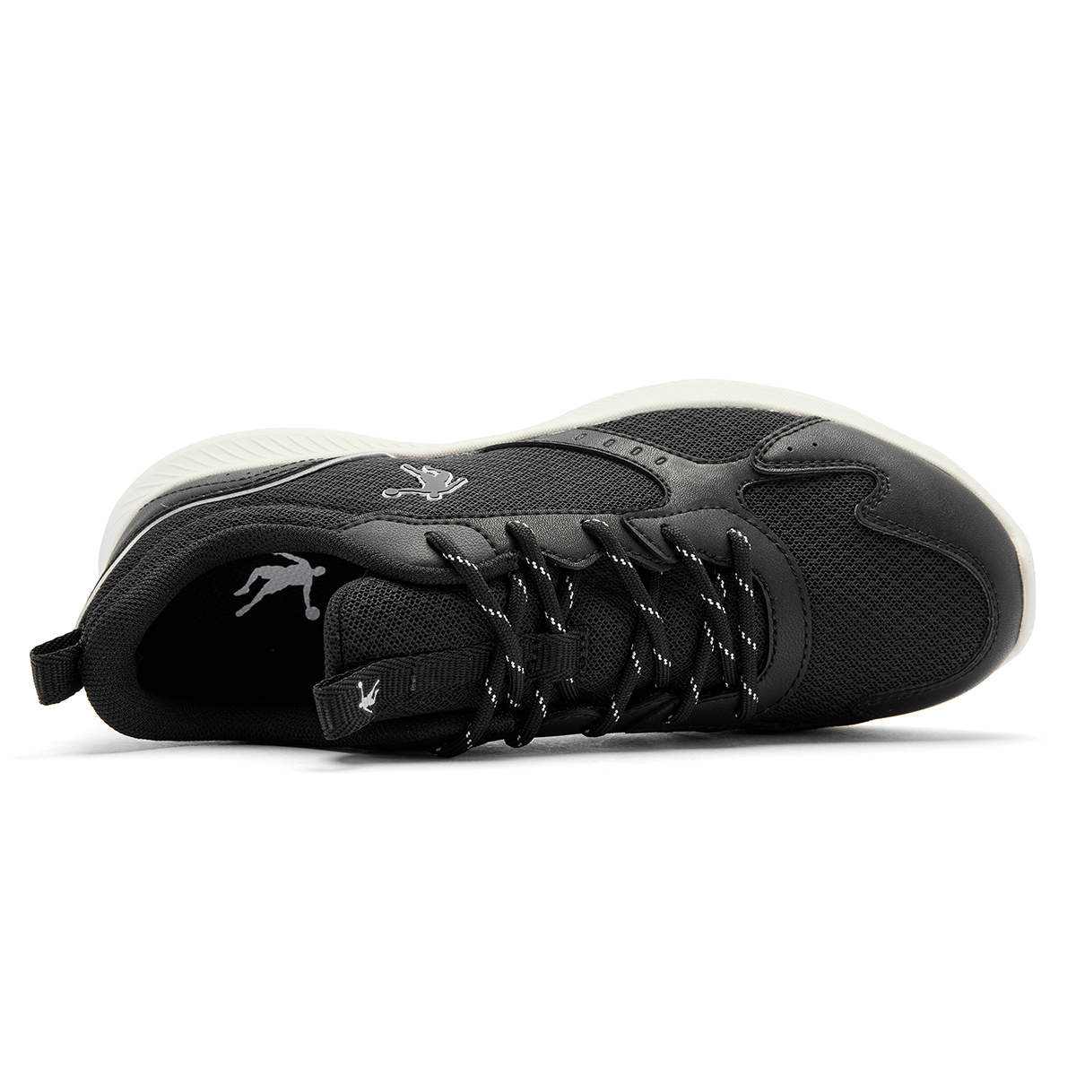 QIAODAN Slip Resistant Abrasion Resistant Slip Resistant Abrasion Resistant Low top Casual Running Shoes Women’s Black