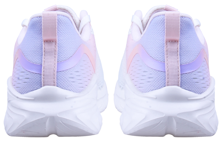 XTEP Fabric Slip Resistant, Abrasion Resistant, Breathable, Lightweight Low top Running Shoes Women’s Pink White