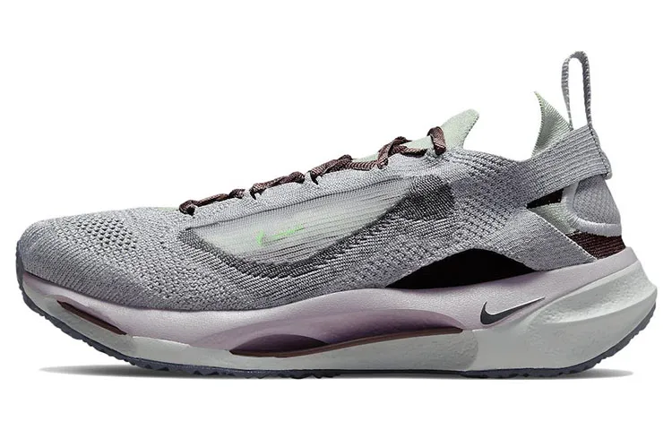Nike Spark Flyknit Fabric Low top Casual Running Shoes Unisex Gray Purple