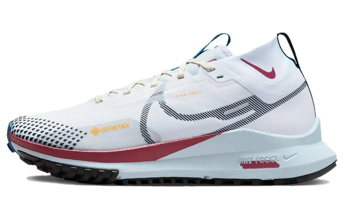 Nike React Pegasus Trail 4 Gore Tex White Cedar Court Blue Black Women's