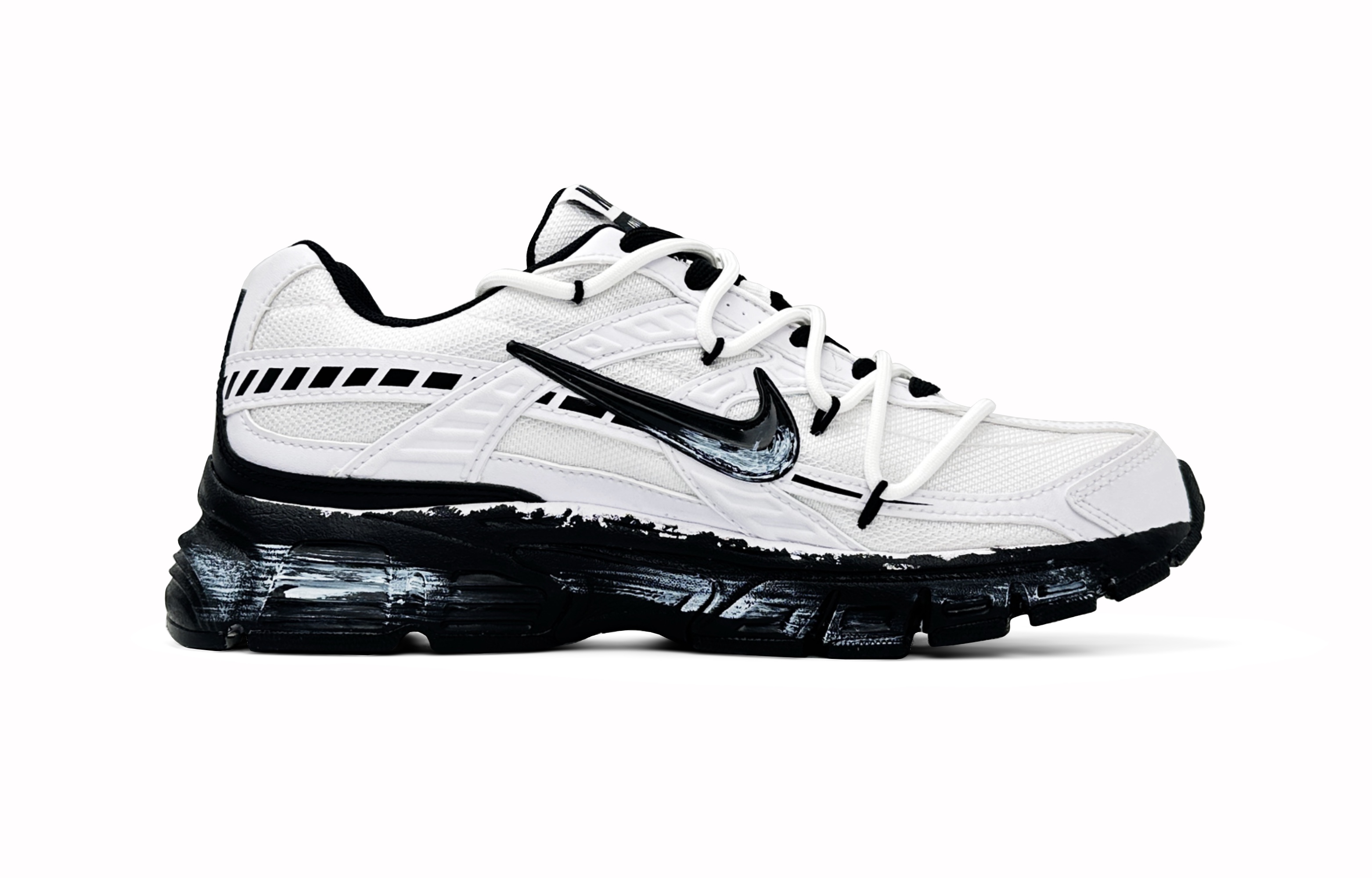 Nike Initiator Low top Casual City Commuting Running Shoes Men’s Black White