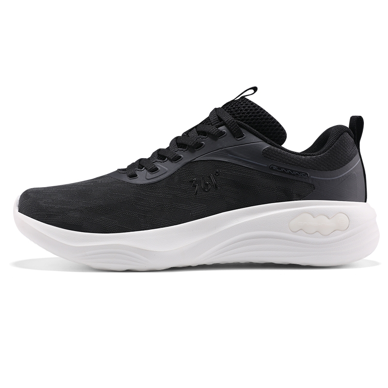 361° Abrasion Resistant, Breathable, Lightweight Low top Training Running Shoes Men’s Black
