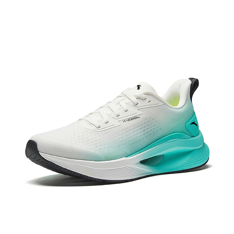 Anta Hydrogen Run Cool Retro Sports Low top Casual City Commuting Running Shoes Men’s White Green