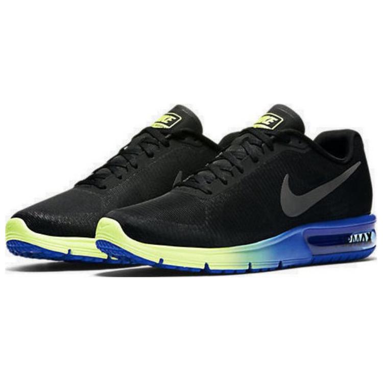 Nike Air Max Sequent Cushioning Low top Running Shoes Men’s Black