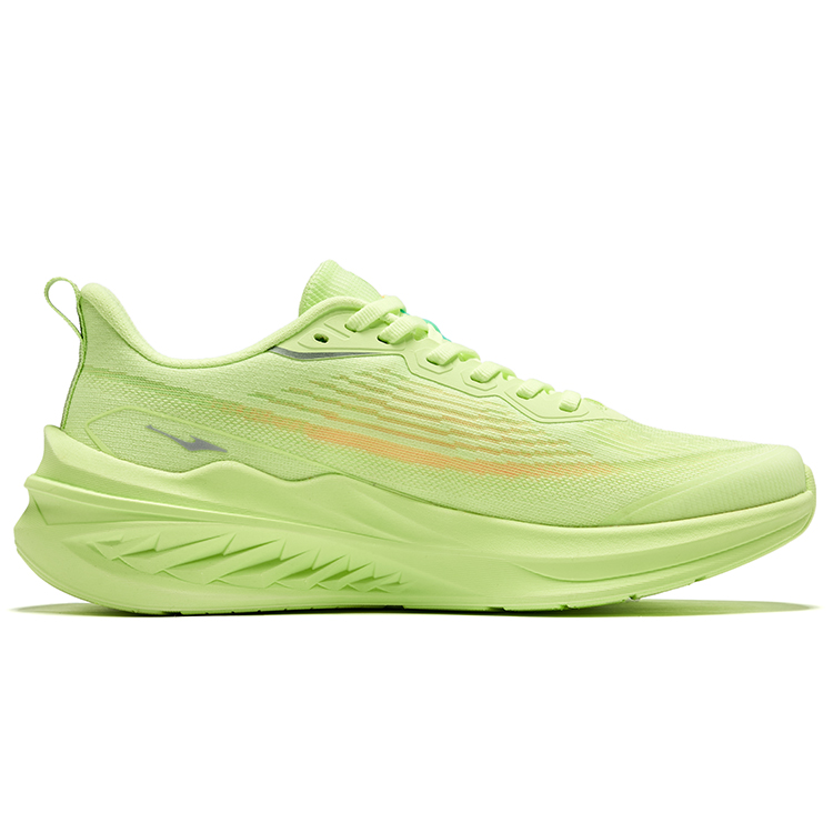 Erke Cushioning Rebound Low top Casual Running Shoes Men’s Fluorescent Sprout Green Starry Blue
