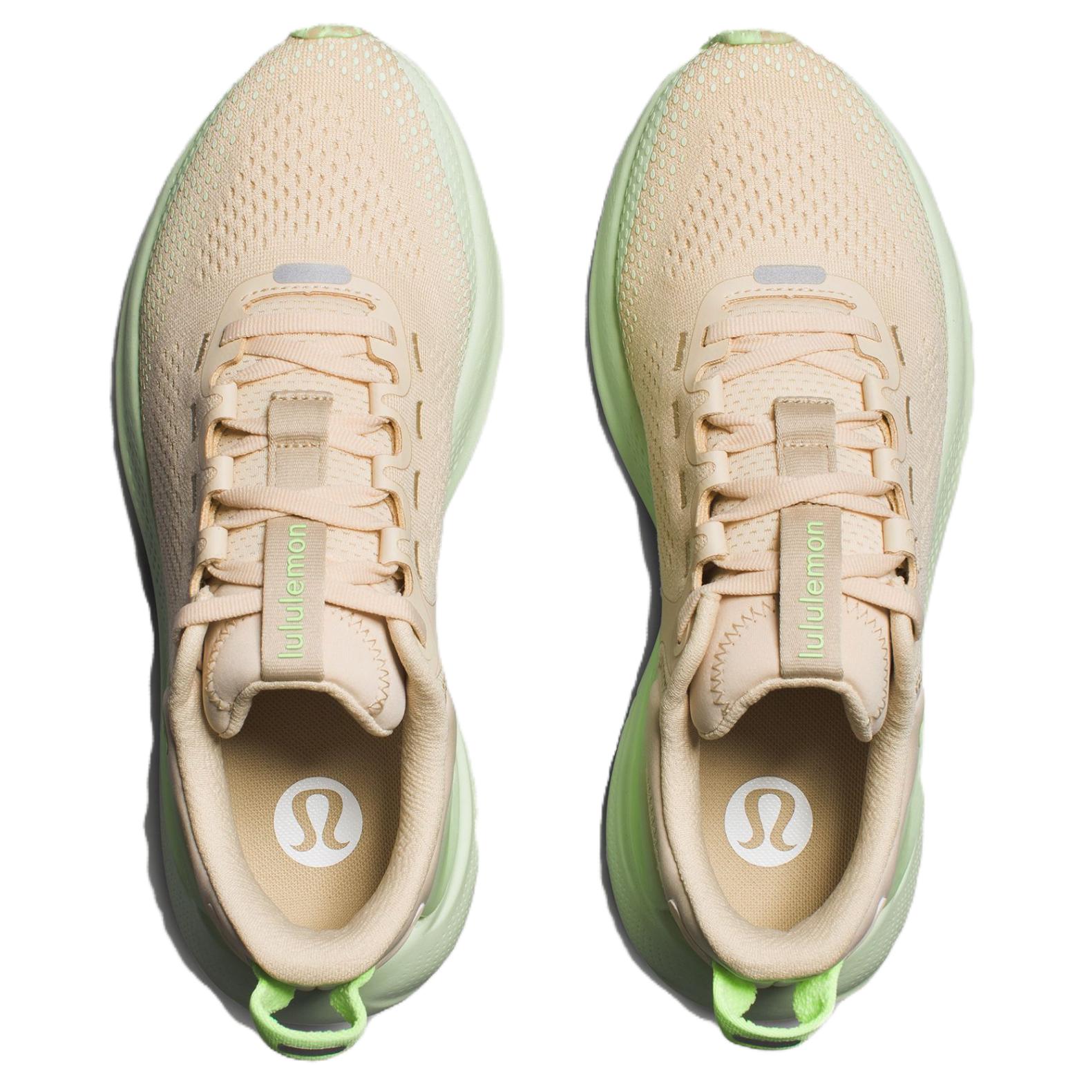 Lululemon Beyondfeel Trail Running Shoes Women’s Low Top Light Linen/Light Avocado/Frozen Green